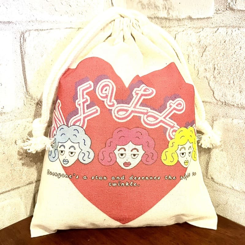 NEILLE 三姉妹巾着ポーチ